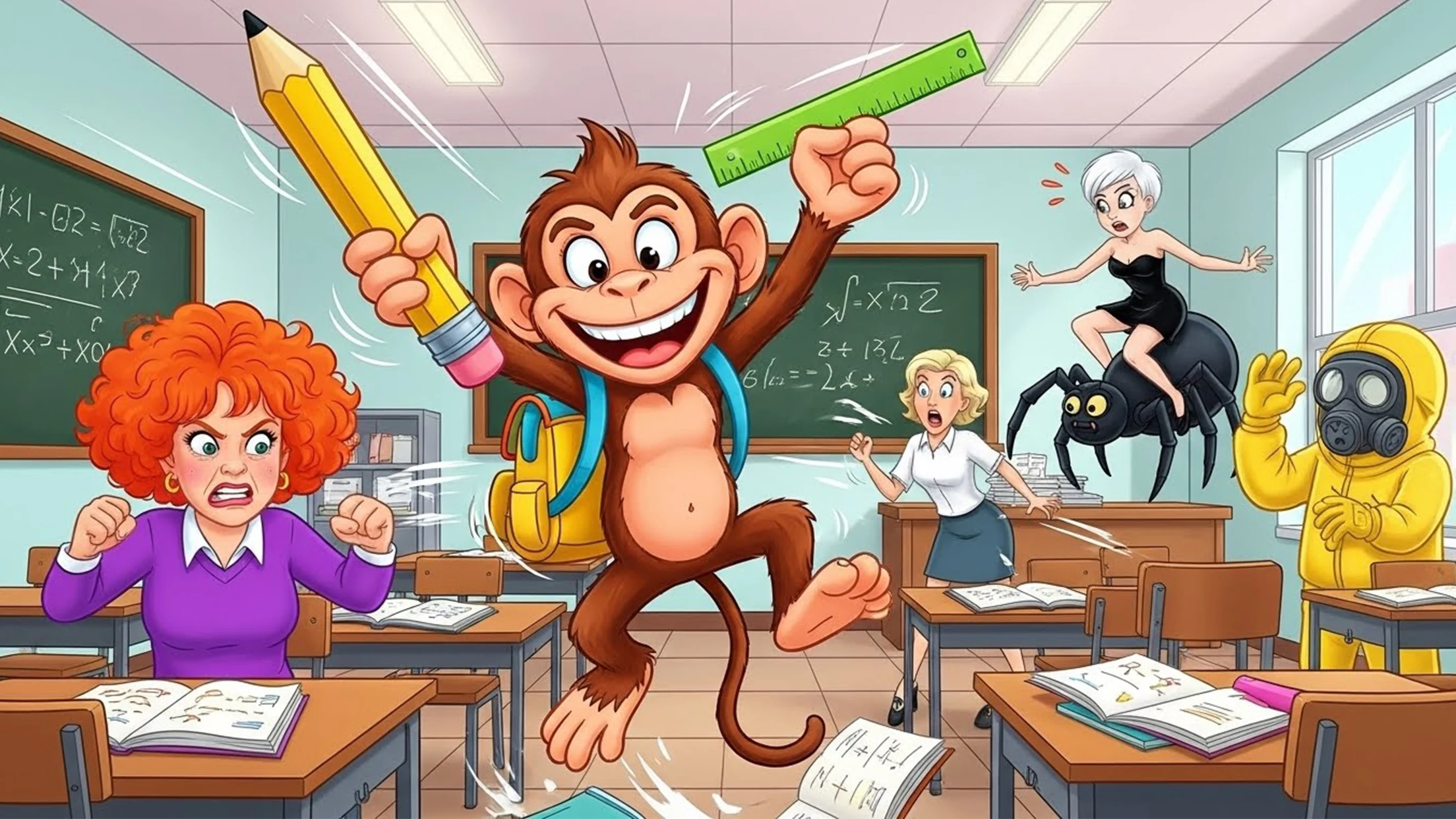 Am Monkey Student Prank School screenshot